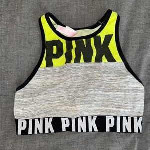PINK Victoria's Secret Neon Sports Bra
